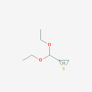 molecular formula C7H14O2S B2459203 (二乙氧基甲基)硫代环丙烷 CAS No. 20753-90-6