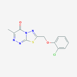 7-[(2-chlorophenoxy)methyl]-3-methyl-4H-[1,3,4]thiadiazolo[2,3-c][1,2,4]triazin-4-one