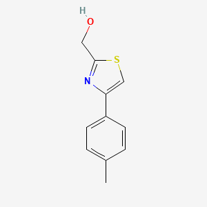 B2459267 [4-(4-Methylphenyl)-1,3-thiazol-2-yl]methanol CAS No. 244152-82-7