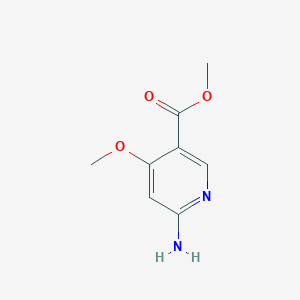 molecular formula C8H10N2O3 B2459274 6-氨基-4-甲氧基烟酸甲酯 CAS No. 397309-41-0