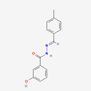 B2459279 3-Hydroxy-N'-(4-methylbenzylidene)benzhydrazide CAS No. 299929-39-8