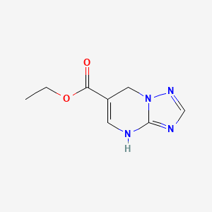 molecular formula C8H10N4O2 B2459283 Ethyl 4,7-dihydro-[1,2,4]triazolo[1,5-a]pyrimidine-6-carboxylate CAS No. 2287340-21-8