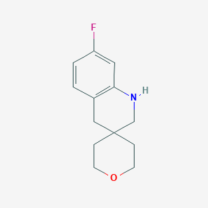 7'-Fluoro-2',4'-dihydro-1'H-spiro[oxane-4,3'-quinoline]