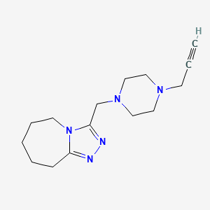 1-(prop-2-yn-1-yl)-4-({5H,6H,7H,8H,9H-[1,2,4]triazolo[4,3-a]azepin-3-yl}methyl)piperazine