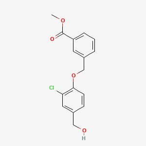 Methyl 3-{[2-chloro-4-(hydroxymethyl)phenoxy]methyl}benzoate