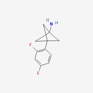 3-(2,4-Difluorophenyl)bicyclo[1.1.1]pentan-1-amine