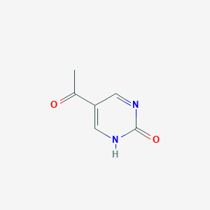 molecular formula C6H6N2O2 B2459370 1-(2-Hydroxypyrimidin-5-yl)ethanone CAS No. 87573-88-4