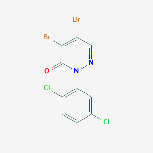 4,5-Dibromo-2-(2,5-dichlorophenyl)pyridazin-3-one