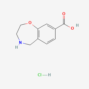2,3,4,5-Tetrahydro-1,4-benzoxazepine-8-carboxylic acid hydrochloride