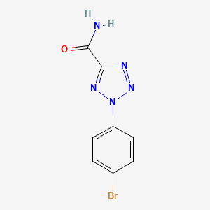 molecular formula C8H6BrN5O B2459419 2-(4-bromophenyl)-2H-tetrazole-5-carboxamide CAS No. 1396845-52-5