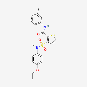 3-[(4-ethoxyphenyl)(methyl)sulfamoyl]-N-(3-methylphenyl)thiophene-2-carboxamide