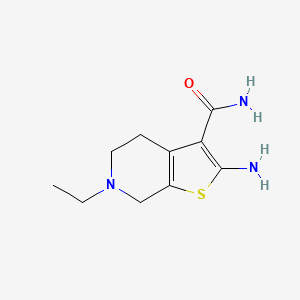 2-Amino-6-ethyl-4,5,6,7-tetrahydrothieno[2,3-c]pyridine-3-carboxamide