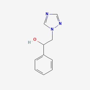 molecular formula C10H11N3O B2459480 1-phenyl-2-(1H-1,2,4-triazol-1-yl)ethan-1-ol CAS No. 20022-44-0
