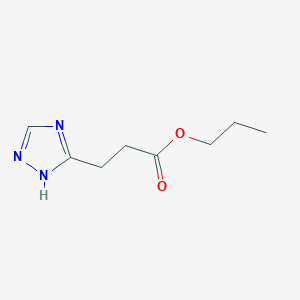 propyl 3-(4H-1,2,4-triazol-3-yl)propanoate