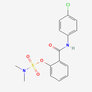 2-[(4-chloroanilino)carbonyl]phenyl-N,N-dimethylsulfamate