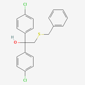 2-(Benzylsulfanyl)-1,1-bis(4-chlorophenyl)-1-ethanol