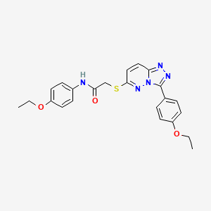 N-(4-ethoxyphenyl)-2-((3-(4-ethoxyphenyl)-[1,2,4]triazolo[4,3-b]pyridazin-6-yl)thio)acetamide