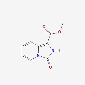 molecular formula C9H8N2O3 B2459544 3-オキソ-2H,3H-イミダゾ[1,5-a]ピリジン-1-カルボン酸メチル CAS No. 1890511-40-6