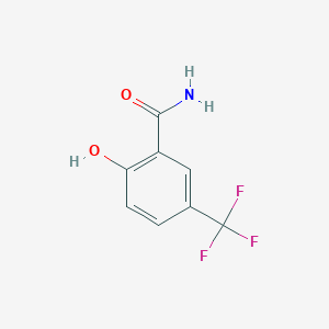 molecular formula C8H6F3NO2 B2459583 2-羟基-5-(三氟甲基)苯甲酰胺 CAS No. 933982-96-8