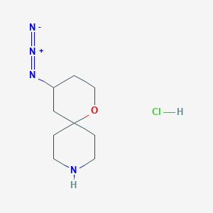 4-Azido-1-oxa-9-azaspiro[5.5]undecane;hydrochloride