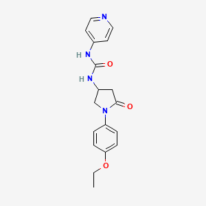 1-(1-(4-Ethoxyphenyl)-5-oxopyrrolidin-3-yl)-3-(pyridin-4-yl)urea
