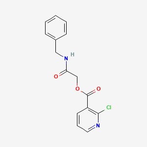 (Benzylcarbamoyl)methyl 2-chloropyridine-3-carboxylate