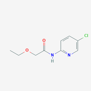 molecular formula C9H11ClN2O2 B245962 N-(5-chloropyridin-2-yl)-2-ethoxyacetamide 