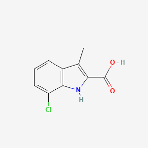 7-Chloro-3-methyl-1H-indole-2-carboxylic acid