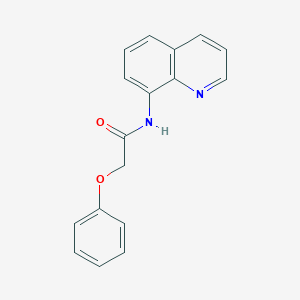 molecular formula C17H14N2O2 B245967 2-phenoxy-N-quinolin-8-ylacetamide 