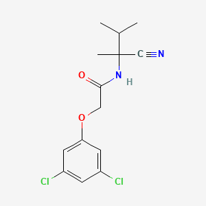 N-(2-cyano-3-methylbutan-2-yl)-2-(3,5-dichlorophenoxy)acetamide