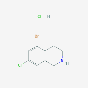 5-Bromo-7-chloro-1,2,3,4-tetrahydroisoquinoline;hydrochloride