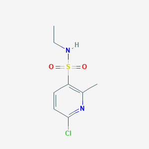 6-Chloro-N-ethyl-2-methylpyridine-3-sulfonamide