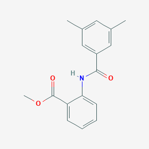 molecular formula C17H17NO3 B245972 Methyl 2-[(3,5-dimethylbenzoyl)amino]benzoate 