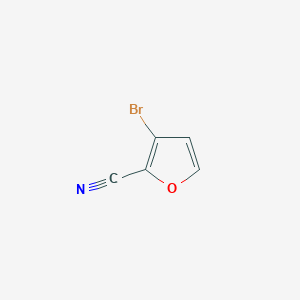molecular formula C5H2BrNO B2459743 3-Bromofuran-2-carbonitrile CAS No. 32460-11-0