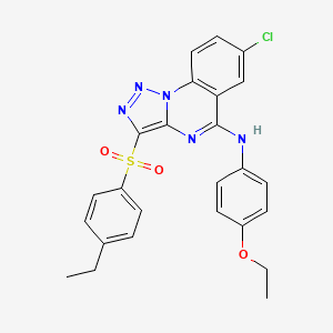 7-chloro-N-(4-ethoxyphenyl)-3-[(4-ethylphenyl)sulfonyl][1,2,3]triazolo[1,5-a]quinazolin-5-amine