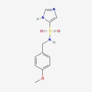 molecular formula C11H13N3O3S B2459747 N-(4-méthoxybenzyl)-1H-imidazole-4-sulfonamide CAS No. 901872-64-8