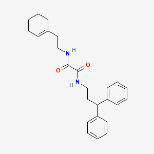 N1-(2-(cyclohex-1-en-1-yl)ethyl)-N2-(3,3-diphenylpropyl)oxalamide