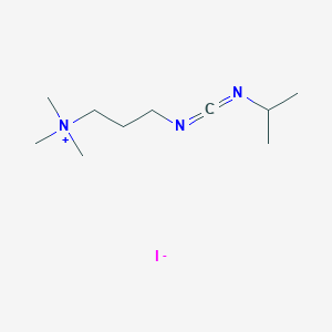 Trimethyl[3-({[(propan-2-yl)imino]methylidene}amino)propyl]azanium iodide