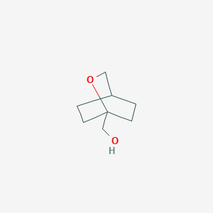 molecular formula C8H14O2 B2459763 2-Oxabicyclo[2.2.2]octane-1-methanol CAS No. 1447943-03-4