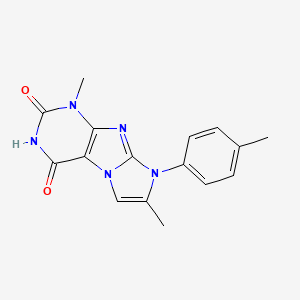 1,7-dimethyl-8-(p-tolyl)-1H-imidazo[2,1-f]purine-2,4(3H,8H)-dione