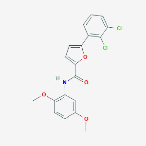 molecular formula C19H15Cl2NO4 B245979 5-(2,3-dichlorophenyl)-N-(2,5-dimethoxyphenyl)-2-furamide 