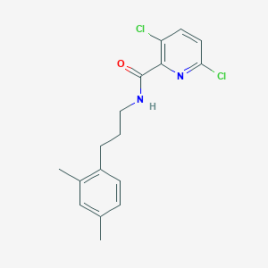 3,6-dichloro-N-[3-(2,4-dimethylphenyl)propyl]pyridine-2-carboxamide