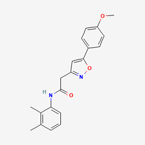molecular formula C20H20N2O3 B2459809 N-(2,3-dimethylphenyl)-2-(5-(4-methoxyphenyl)isoxazol-3-yl)acetamide CAS No. 953206-06-9