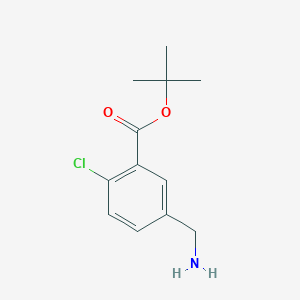 Tert-butyl 5-(aminomethyl)-2-chlorobenzoate