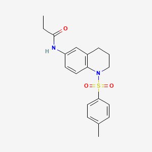 N-(1-tosyl-1,2,3,4-tetrahydroquinolin-6-yl)propionamide