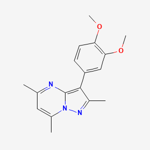 3-(3,4-Dimethoxyphenyl)-2,5,7-trimethylpyrazolo[1,5-a]pyrimidine