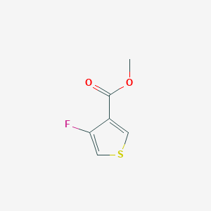 molecular formula C6H5FO2S B2459919 Methyl 4-fluorothiophene-3-carboxylate CAS No. 1784076-89-6