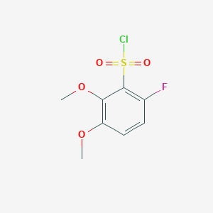 molecular formula C8H8ClFO4S B2459928 6-Fluoro-2,3-dimethoxybenzenesulfonyl chloride CAS No. 1780188-39-7