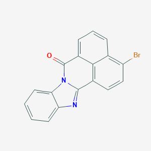 molecular formula C18H9BrN2O B2459939 3-Bromo-7H-benzo[de]benzo[4,5]imidazo[2,1-a]isoquinolin-7-one CAS No. 26559-67-1