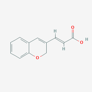 molecular formula C12H10O3 B2459952 (2E)-3-(2H-chromen-3-yl)prop-2-enoic acid CAS No. 371253-43-9